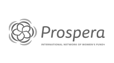Logotipo de Prospera, Red de Fondos de Mujeres